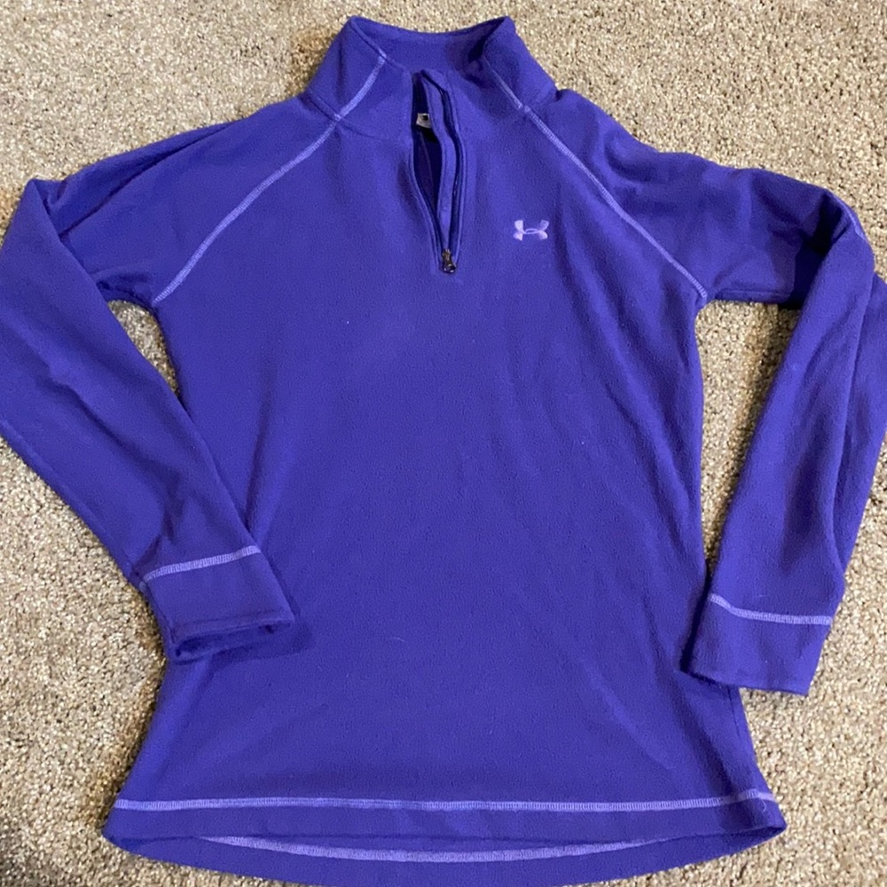 Women’s Under Armour small purple fleece pullover